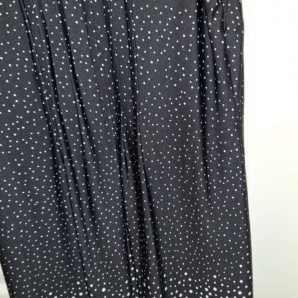Black White Polka Dot Dress Size 12 - Picture 5 of 7